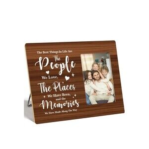 Wooden Picture Frame The Best Things in Life Are the People We Love Gift NEW-F1